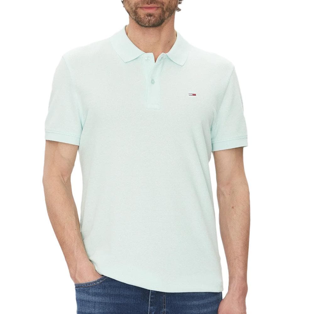 Polo Turquoise Homme Tommy Hilfiger Slim Essential 1