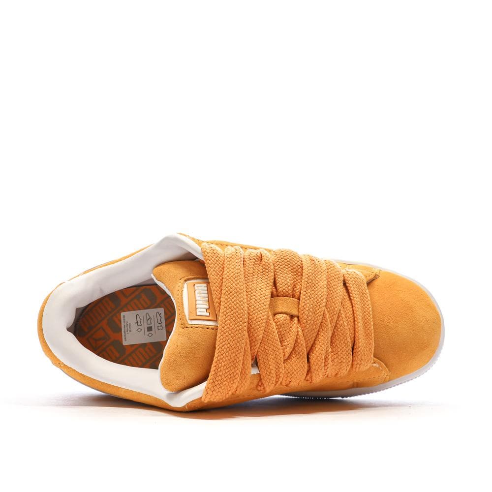 Baskets Orange Femme Puma Suede XL 4