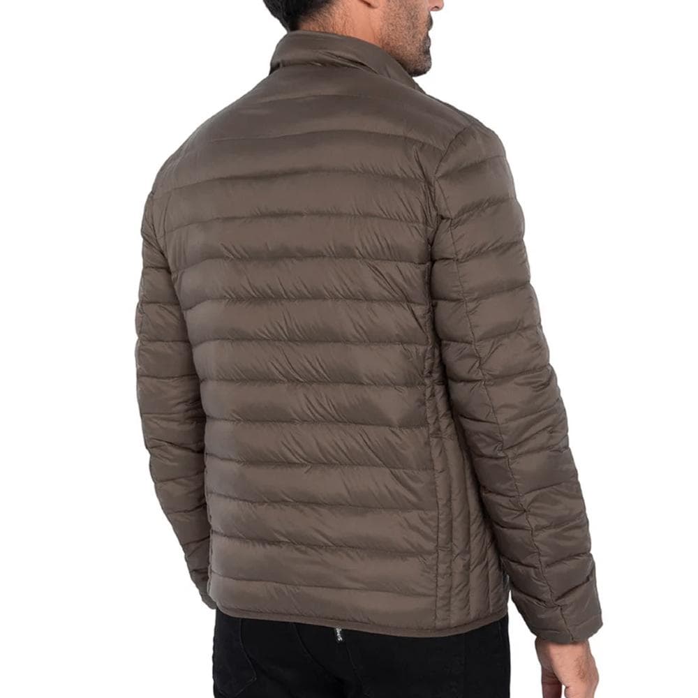 Doudoune Marron Homme Schott OAKLANDRS 2