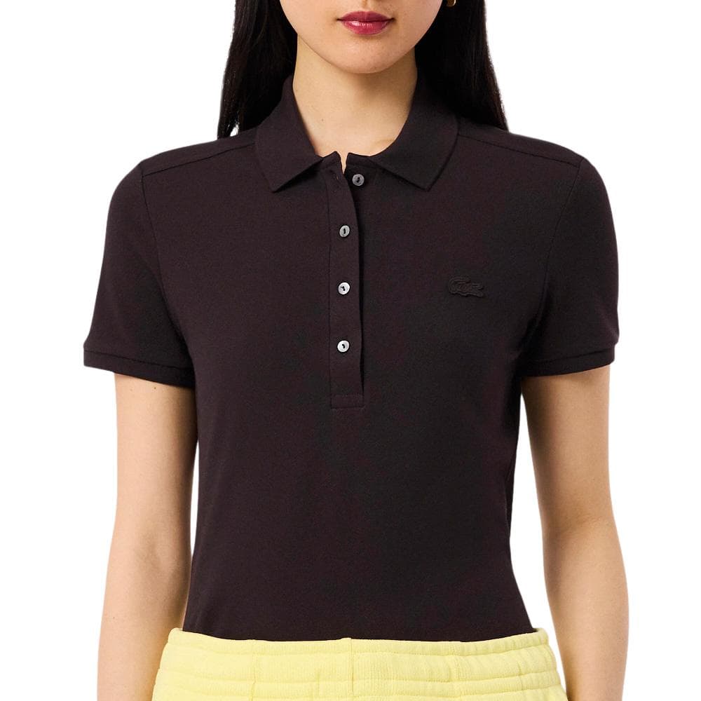 Polo Marron Femme Lacoste PF5462-031 1
