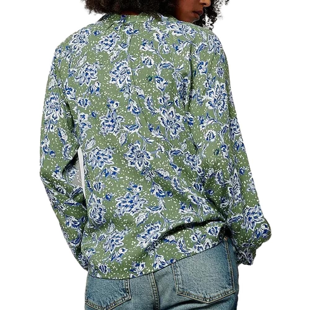 Chemise Verte/Bleu Femme Kaporal Khaki 2