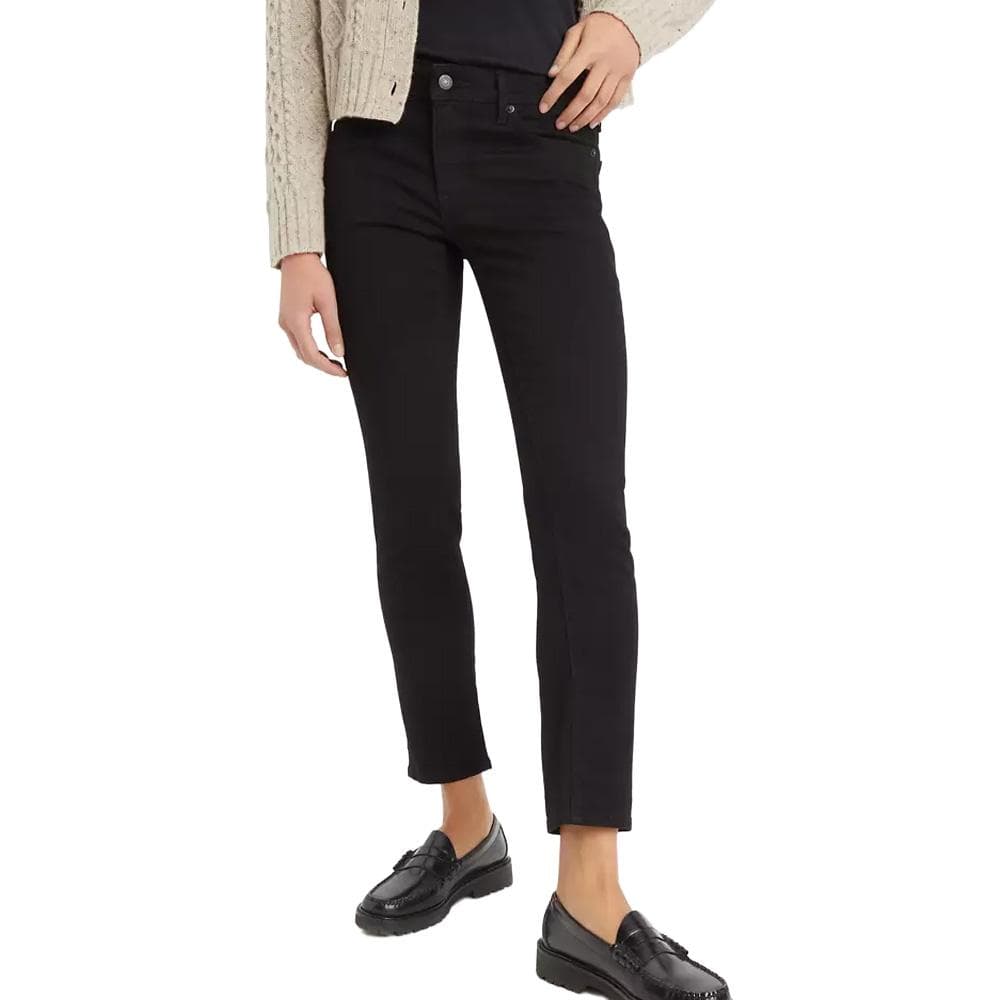 Jean 712 Slim Noir Femme Levi's Welt Pocket 1 1
