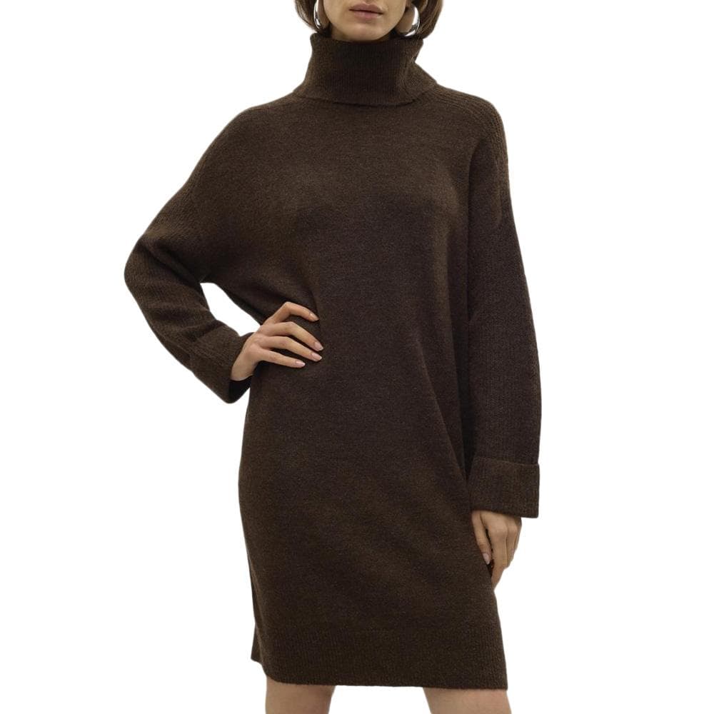 Robe Pull Marron Femme Vero Moda Vmjupiter 1