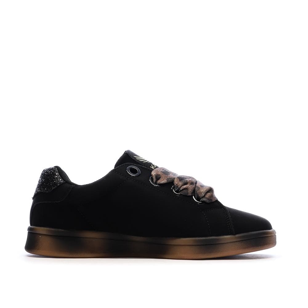 Baskets Noir Femme Kaporal Leopard 2