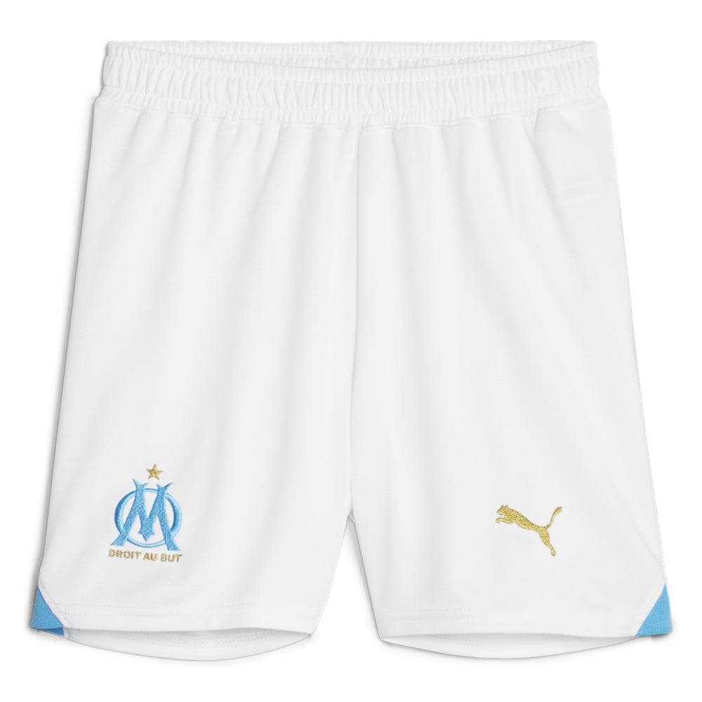 OM Short de Foot Blanc Garçon Puma 2023/24 1