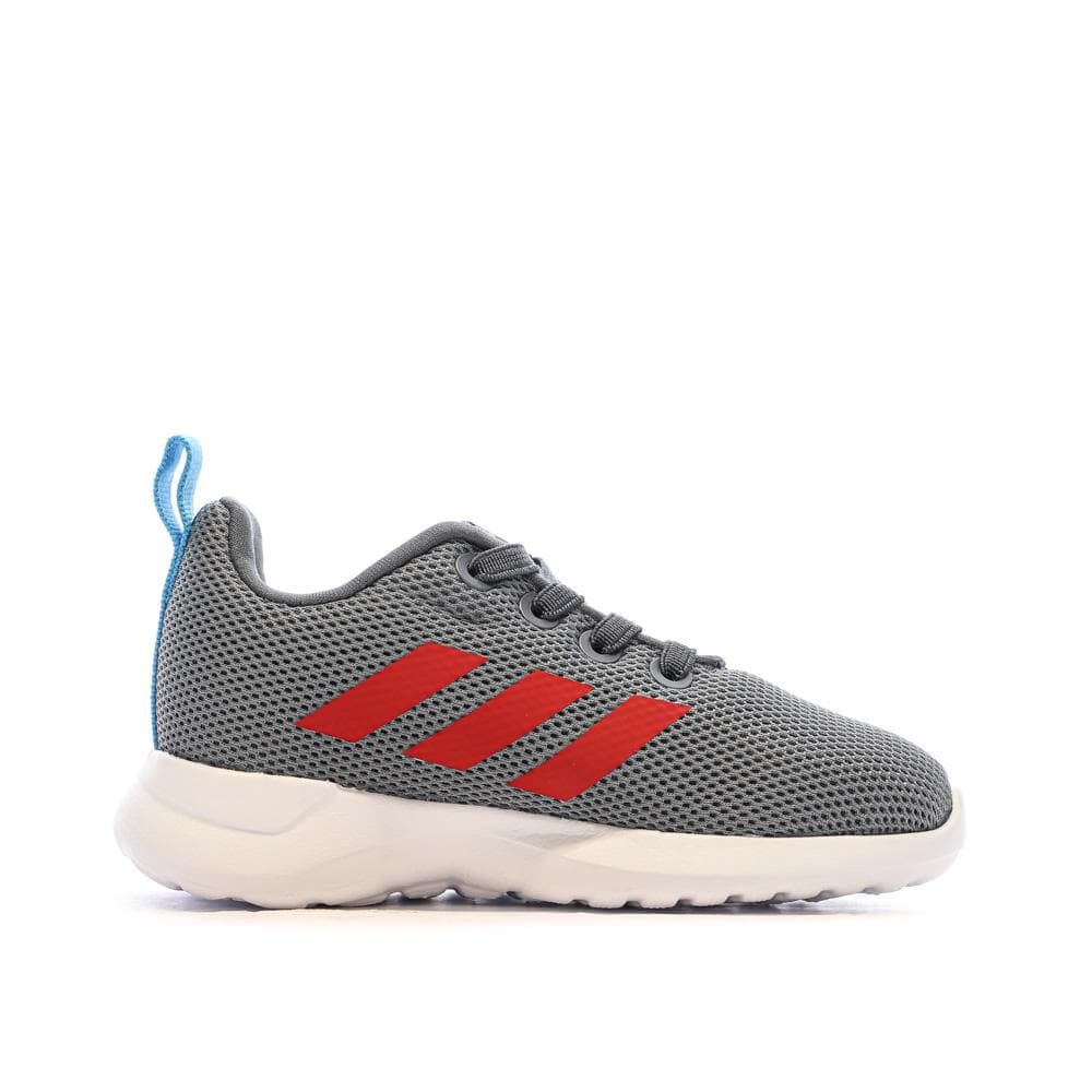 Baskets Gris/Rouge Garçon Adidas Lite Racer 2