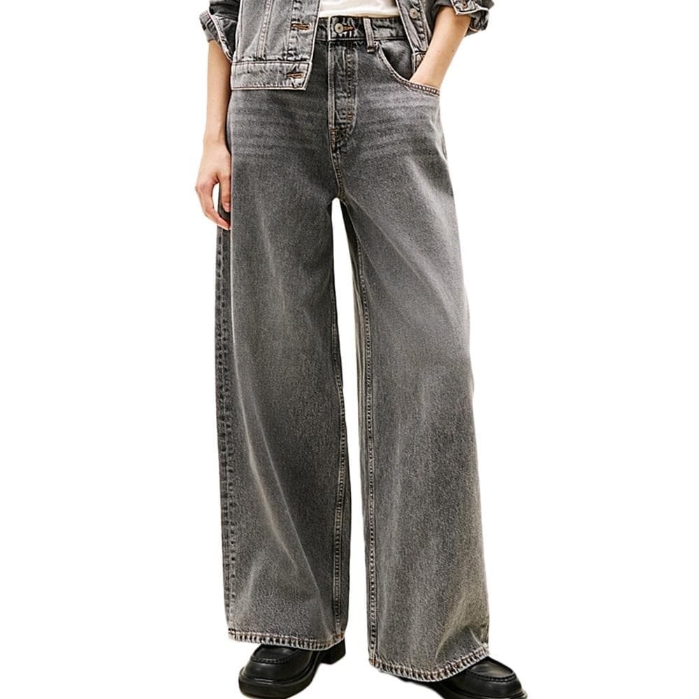 Jean Large Gris Femme Tommy Hilfiger Charlie Loose Wid 1
