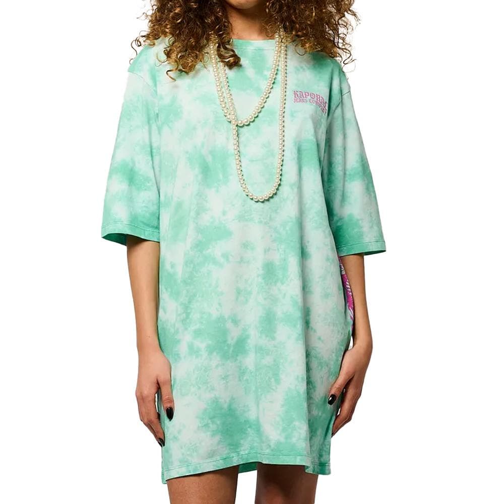 Robe Verte/Blanc Femme Kaporal ELIZAH 1