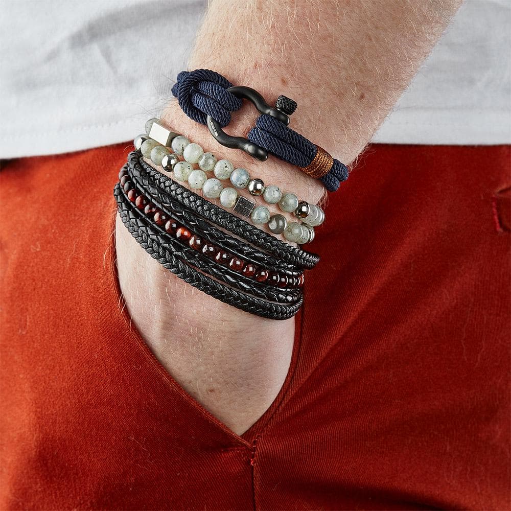 Bracelet Noir Homme Geographical Norway 315043 2