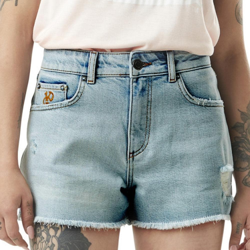 Short Bleu Femme Von Dutch Brut 1