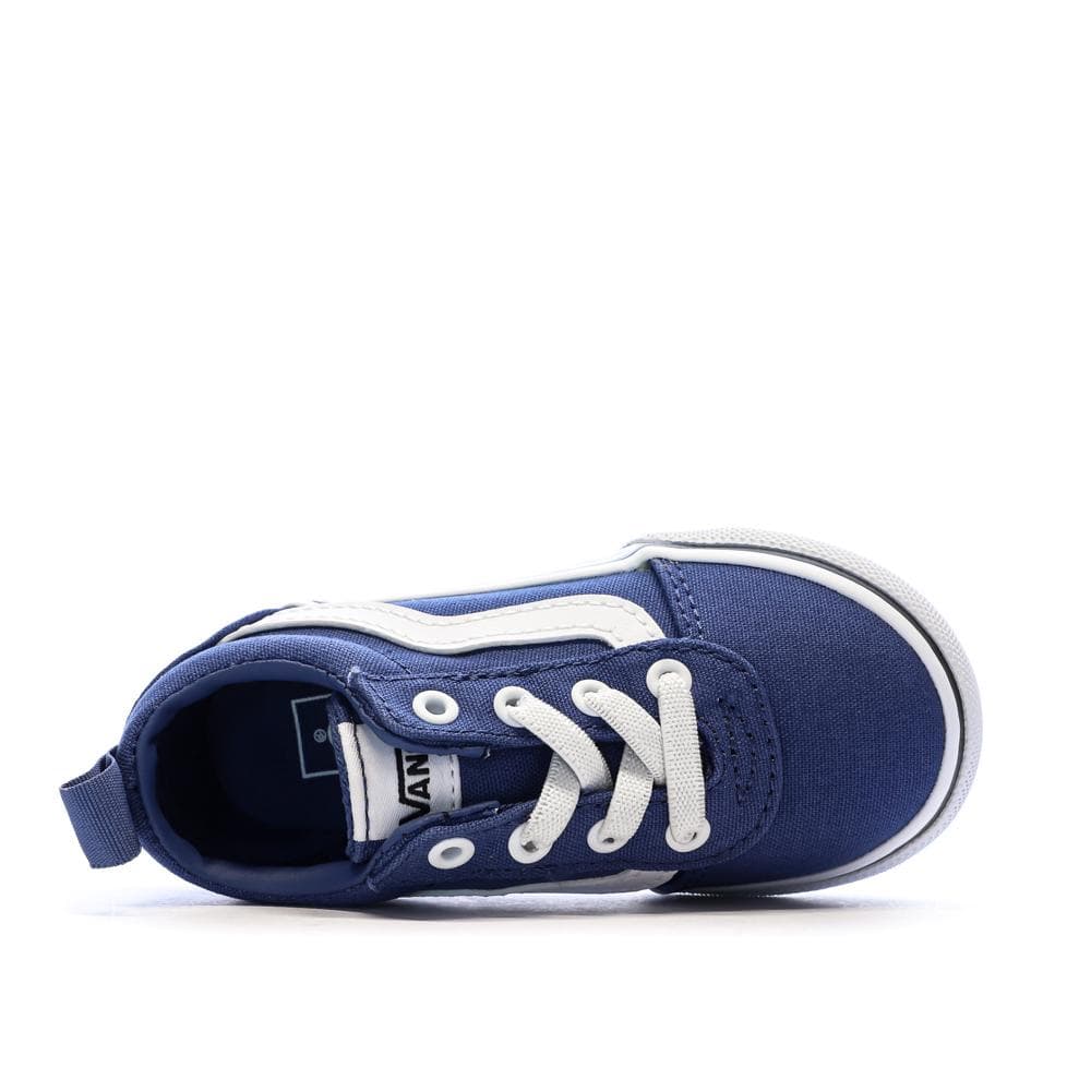Baskets Bleu Garçon Vans Ward Slipon Variety Sidewa 4