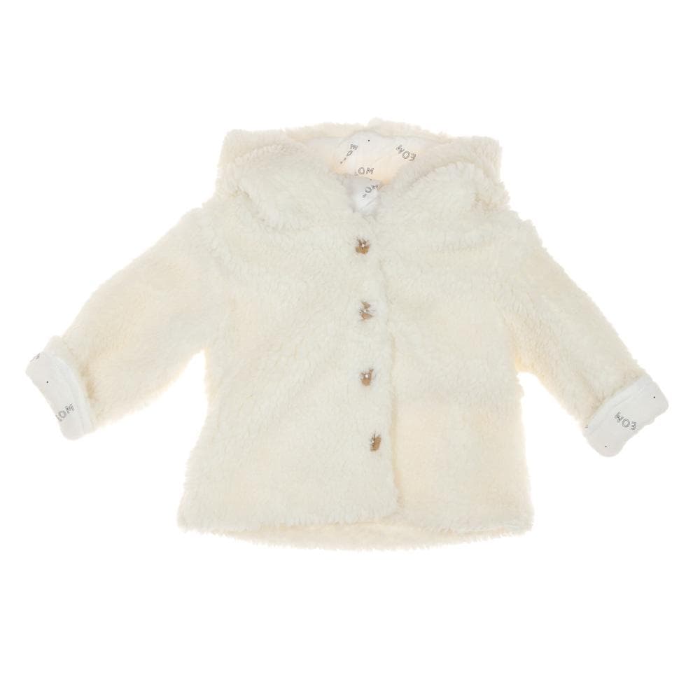 Manteau Sherpa Blanc Doux Fille EOM Ematurino 1