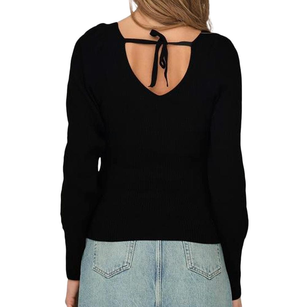 T-Shirt Manches Longues Noir Femme Only Leelo 2