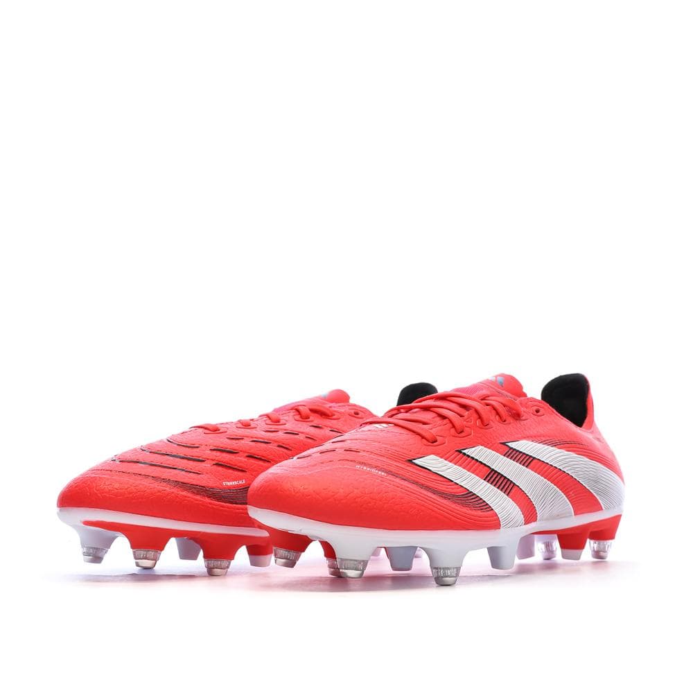 Chaussures de Foot Rouges Adidas Predator League SG 6