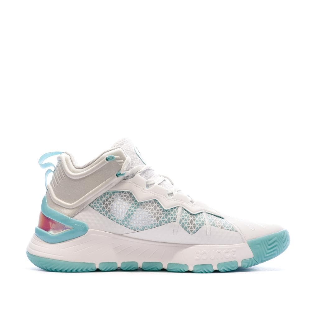Chaussures de basket-ball Blanche/Bleu Adidas Son Of Chi 2