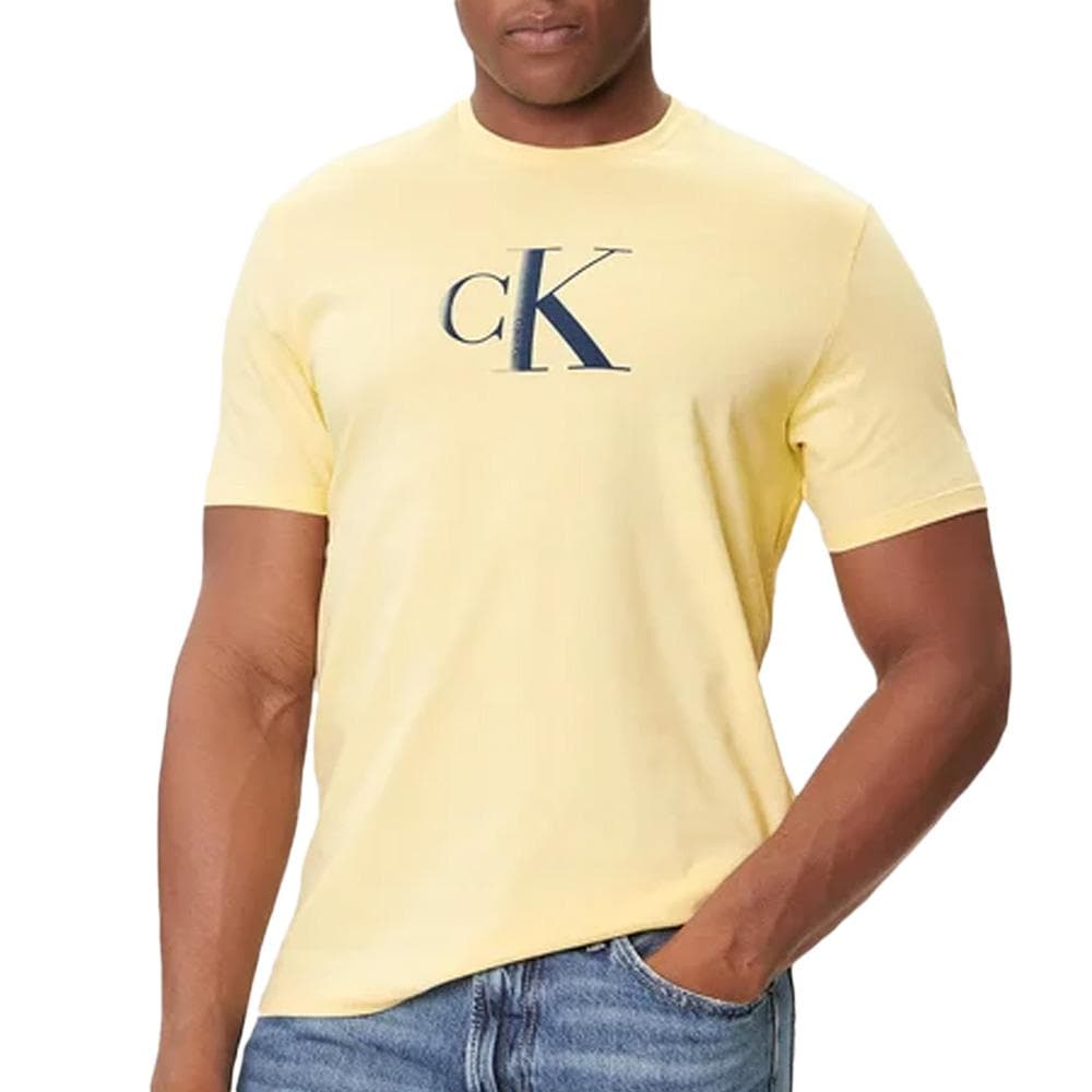 T-Shirt Jaune Homme Calvin Klein Jeans Center LV04RC857G 1