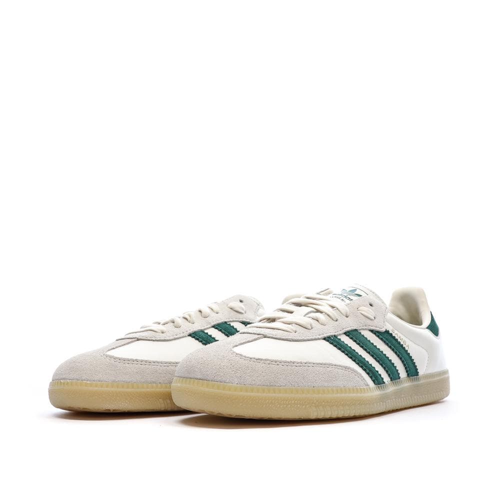 Adidas Samba Blanc/Vert Foncé Femme OG 6
