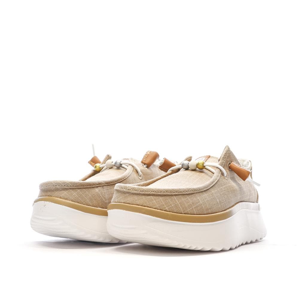 Chaussures Beiges/Dorées Femme Hey Dude Wally Sport Mesh 6
