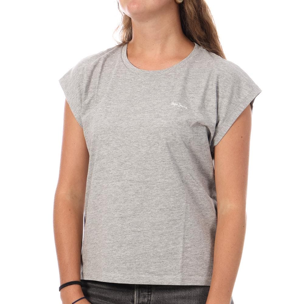 T-shirt Gris Femme Pepe jeans Bloom 1