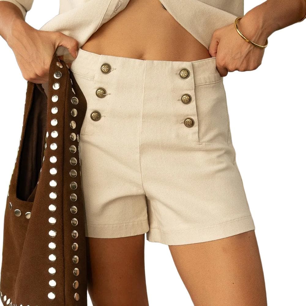 Short Beige Femme Oraije Victorinette 1