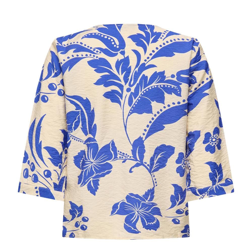 Blouse Beige/Bleu Femme JDY Troya 2