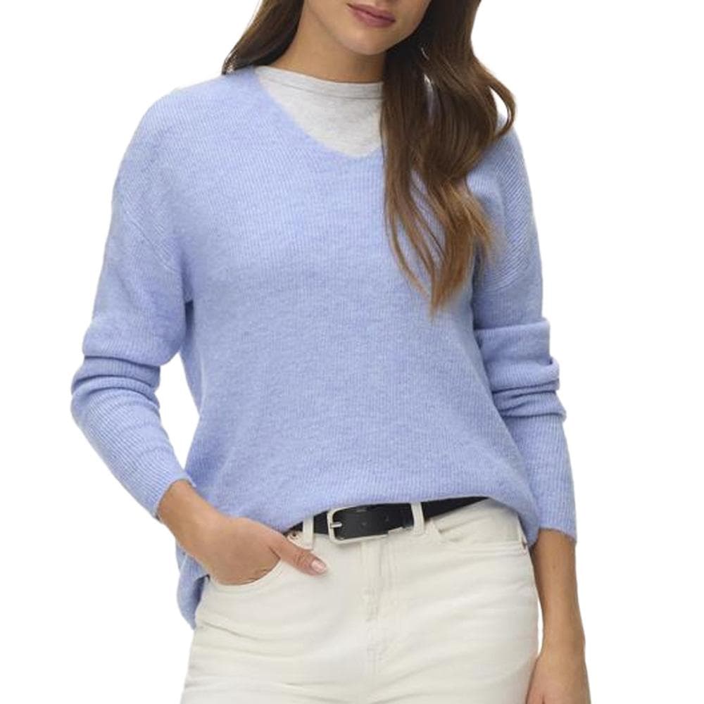 Pull Bleu Femme Vero Moda Crew 1