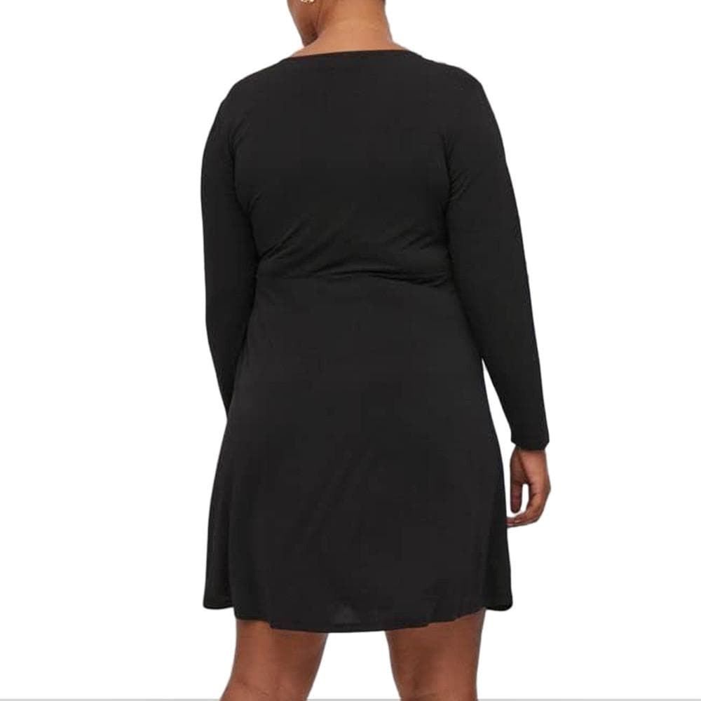 Robe Noire Femme Vila Evoked Borneo 2