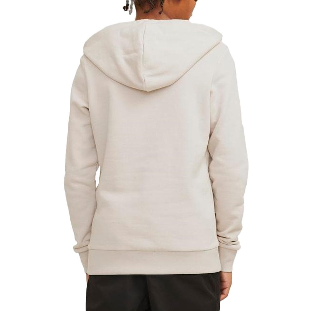 Sweat à Capuche Écru Garçon Jack & Jones Varsity Branding 2