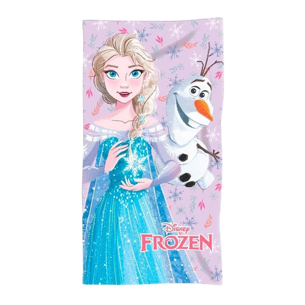 Serviette Rose/Bleu Fille Sport Zone Toalla Algodon Frozen 1