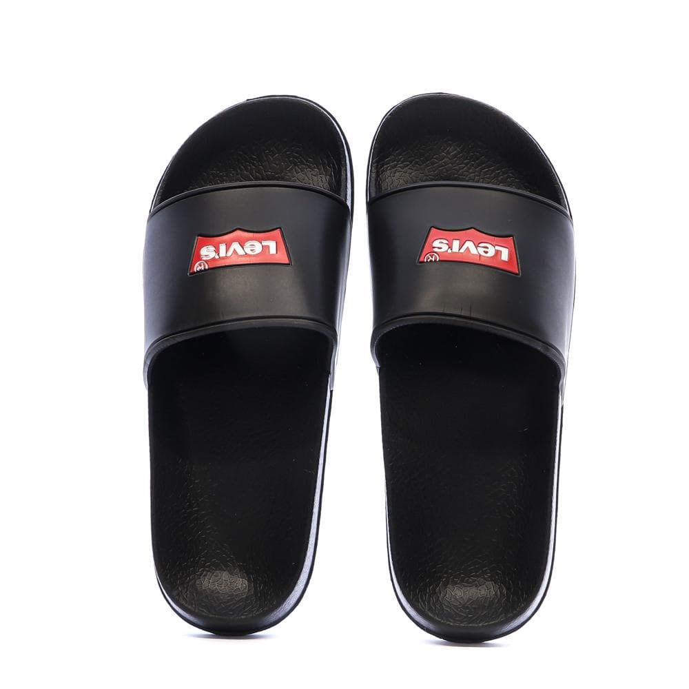 Claquettes Noir Femme Levi's Pool 3