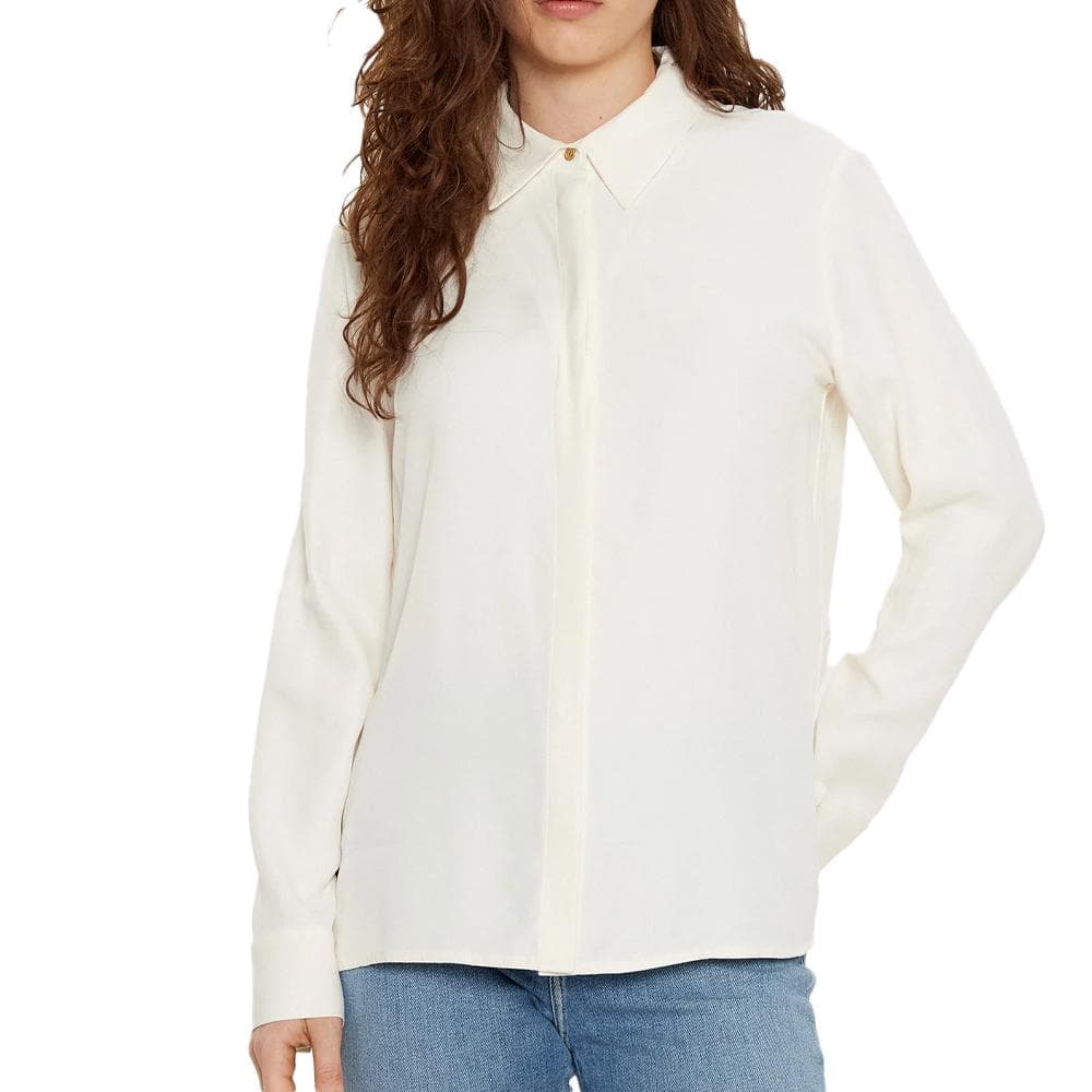 Chemise Ecru Femme Tommy Hilfiger Soft Viscose Regular 1