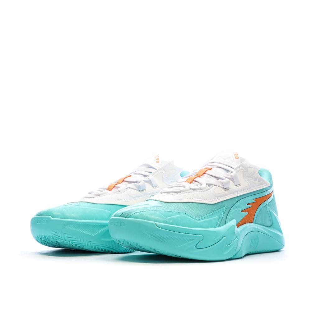 Chaussures de Basketball Turquoise/Blanc Homme Puma Scoot Zeros II Shift 6