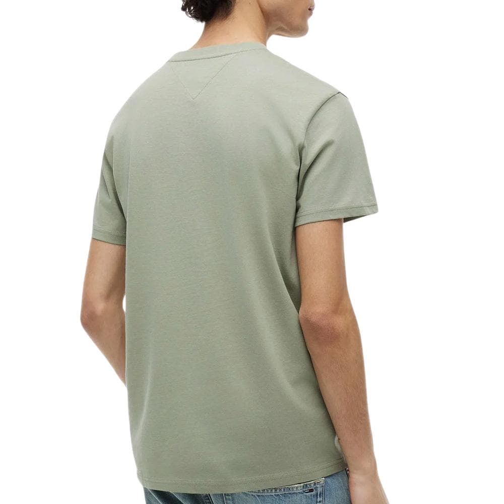 T-shirt Vert Clair Homme Tommy Hilfiger Tjm Slim Linear 2