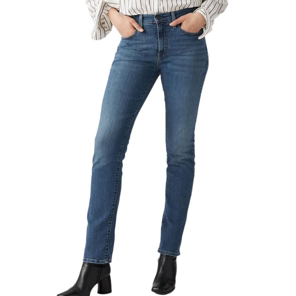 Jean 724 Bleu Femme Levi's High Rise Straight Dark 1