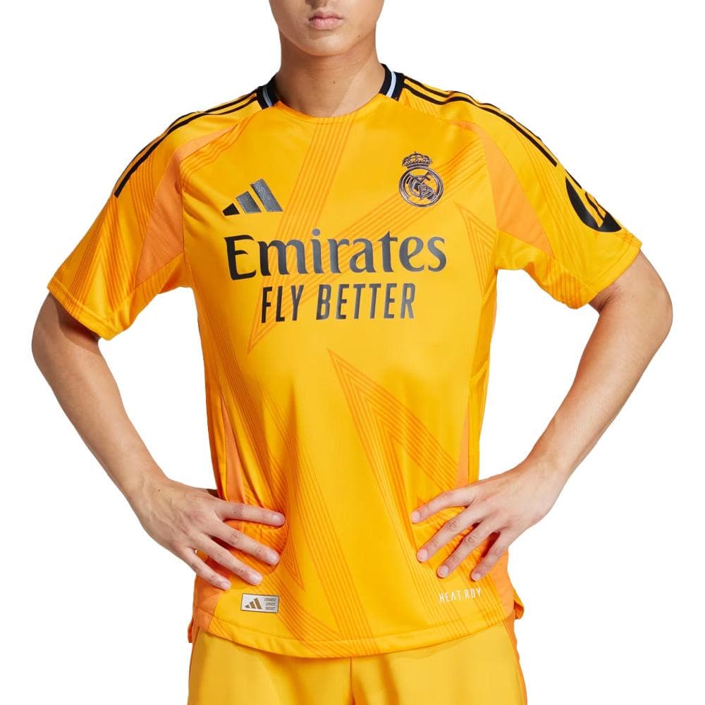 Real Madrid Maillot de football Orange/Noir Homme Adidas 24/25 1