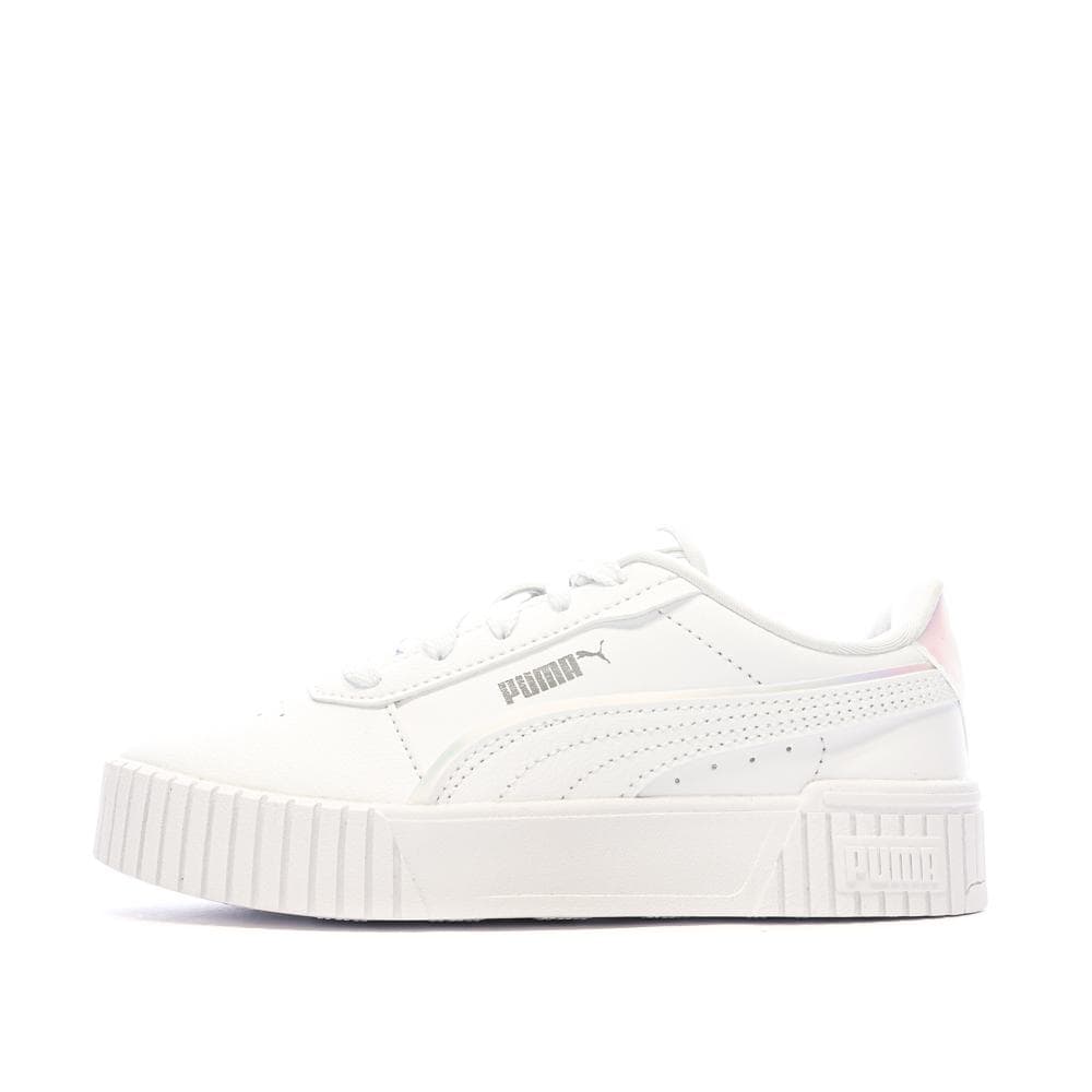Baskets Blanches Fille Puma Carina 2.0 Holo 1