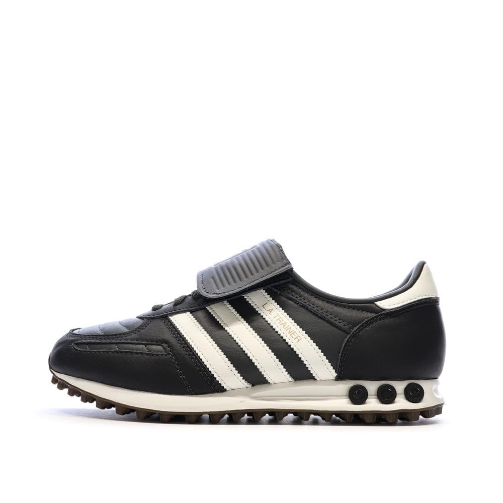 Baskets Grises Foncées Homme Adidas La Trainer 1