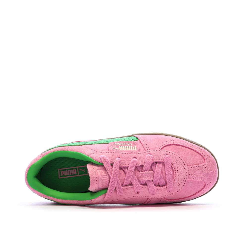 Baskets Rose/Vert Fille Puma Palermo Special PS 3