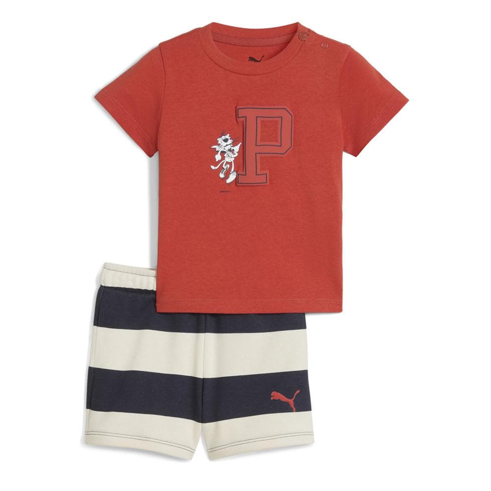 Ensemble Rouge/Blanc Garçon Puma 630986 1