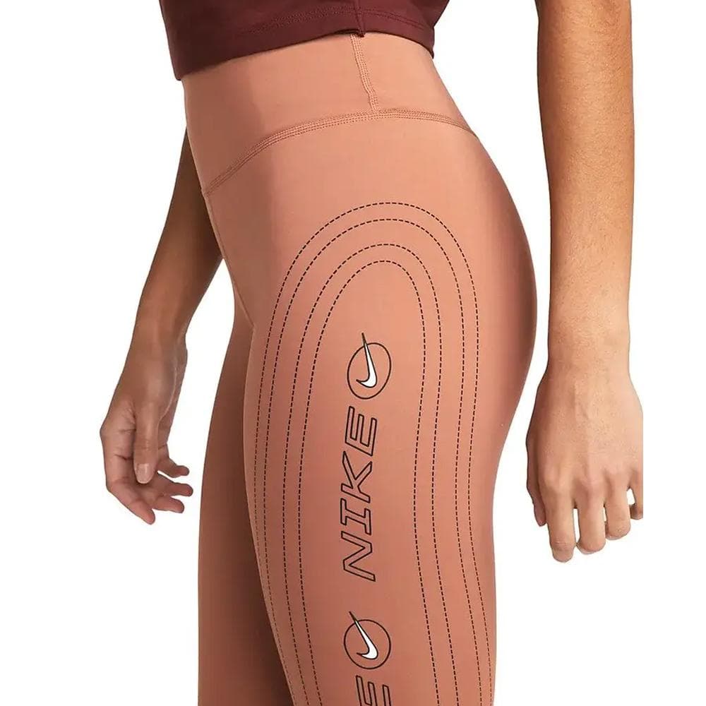 Legging Orange Femme Nike Luxe 2