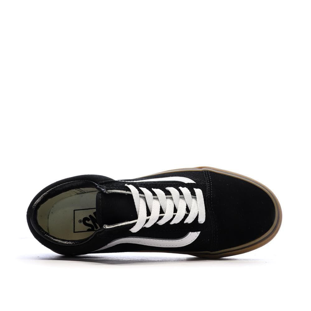 Baskets Noir/Marron Garçon Vans Old Skool 4
