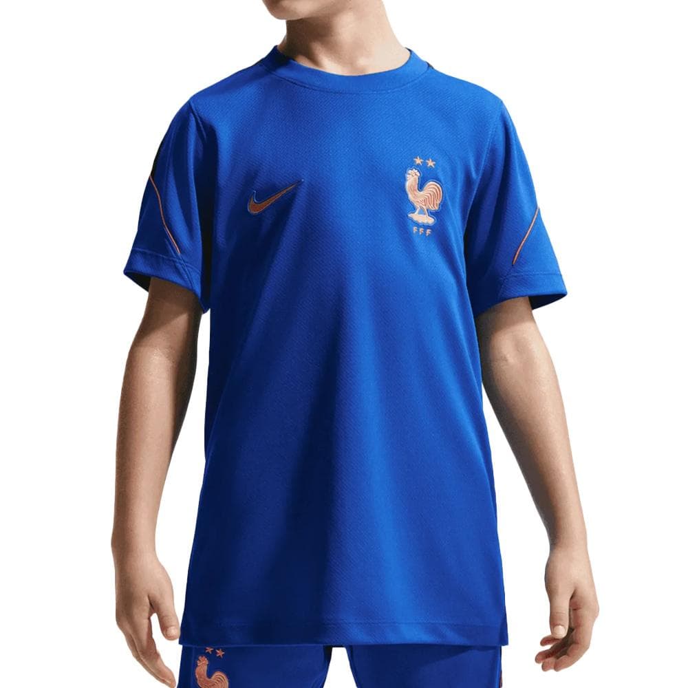 Equipe de France Maillot Training Bleu Junior Nike 26/28 1
