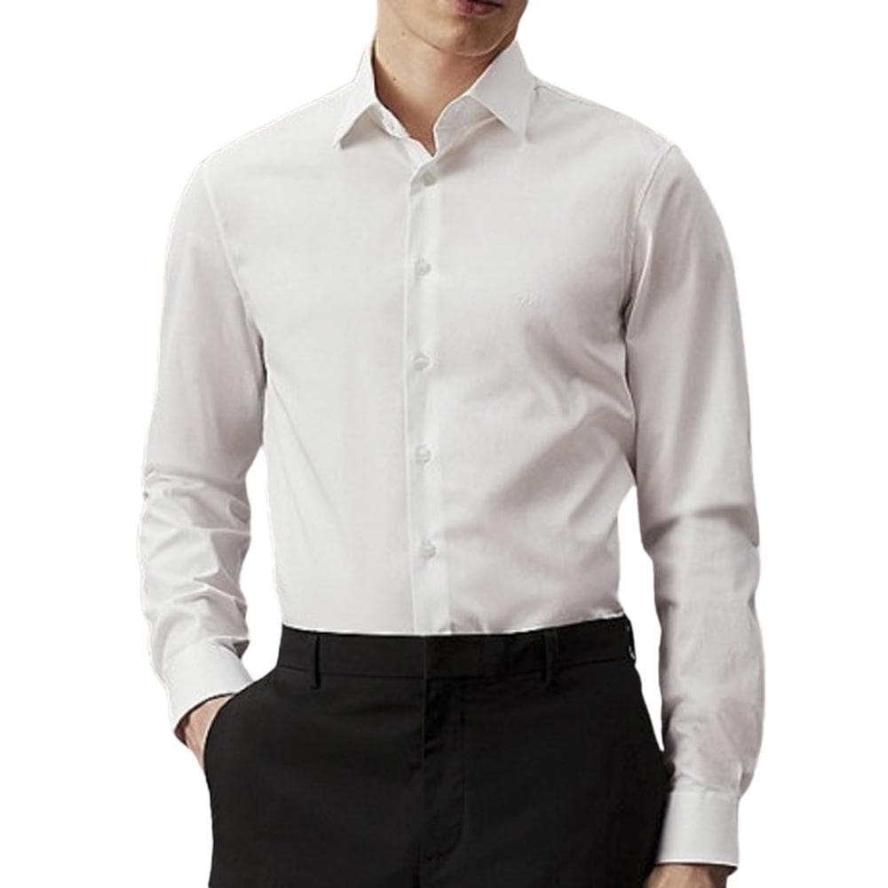 Chemise Blanche Homme Calvin Klein Jeans Poplin Stretch Regul 1