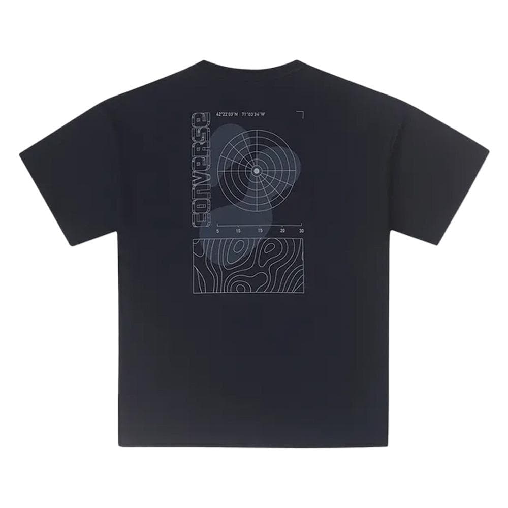 T-Shirt Noir Homme Converse Wordmark Sonar 2