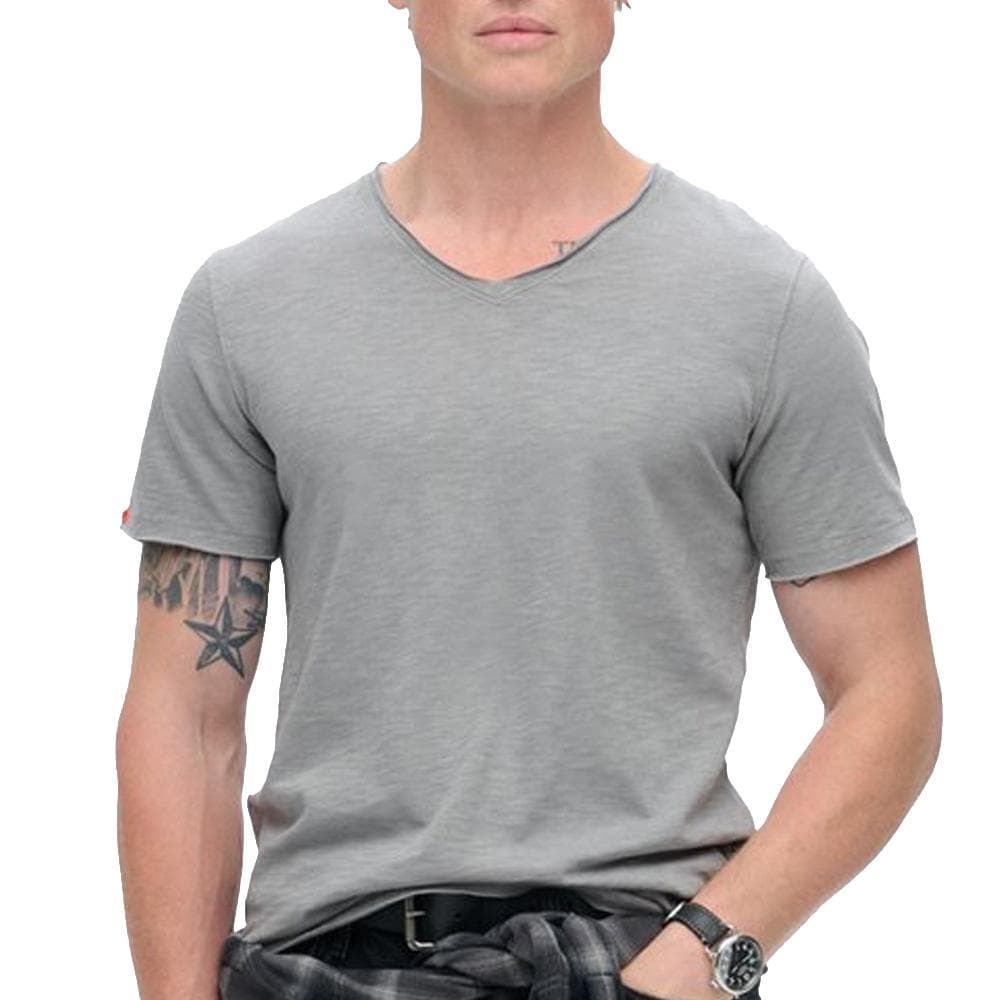 T-Shirt Gris Homme Superdry Raw 1
