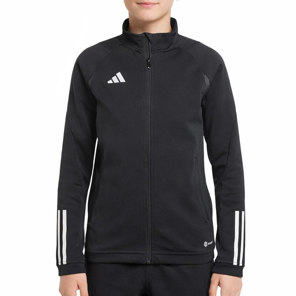 Veste Zippée Noire Garçon Adidas Tiro23 1