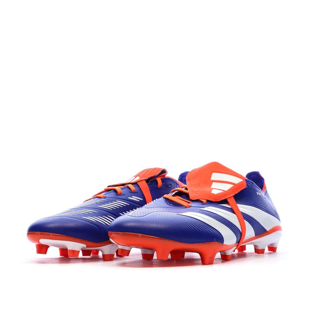 Chaussures de football Bleu/Orange Homme Adidas Predator League 6