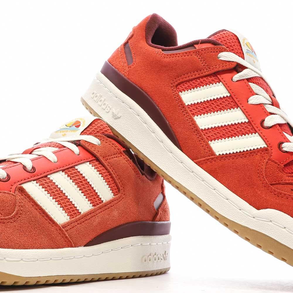 Baskets Rouges Homme Adidas Forum 7