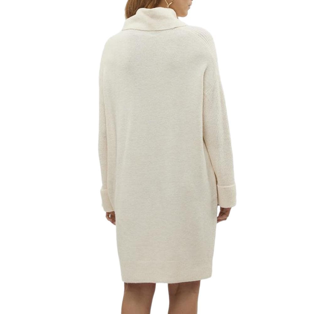 Robe Pull Blanc Femme Vero Moda Vmjupiter 2
