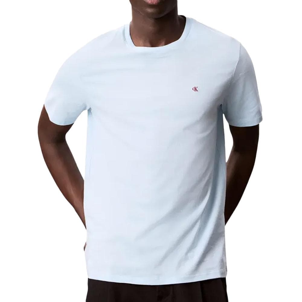 T-shirt Bleu Homme Clavin Klein Smooth 1